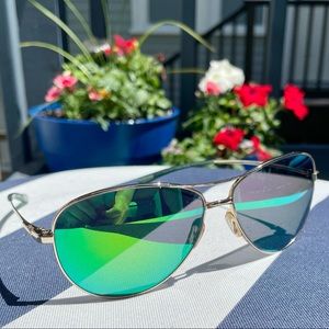 Green & Gold SMITH Langley Sunglasses. These Aviators DO NOT PULL HAIR!